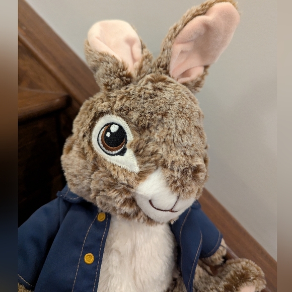 Peter Rabbit Plush Toy with Blue Jacket - Picture 4 of 12